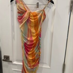 Guess by Marciano Strapless Multicolor Dress